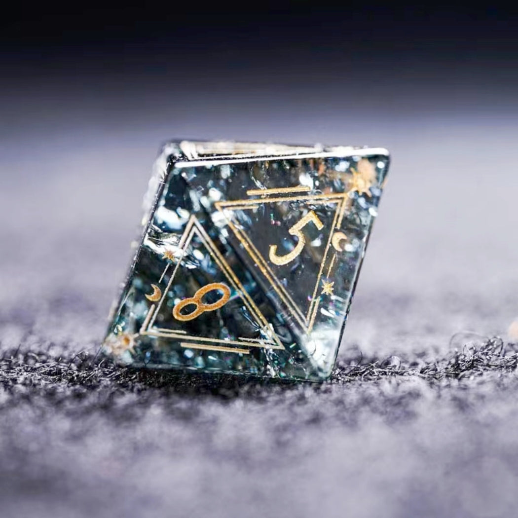 Gemstone DnD dice set, Luxury with attractive designs