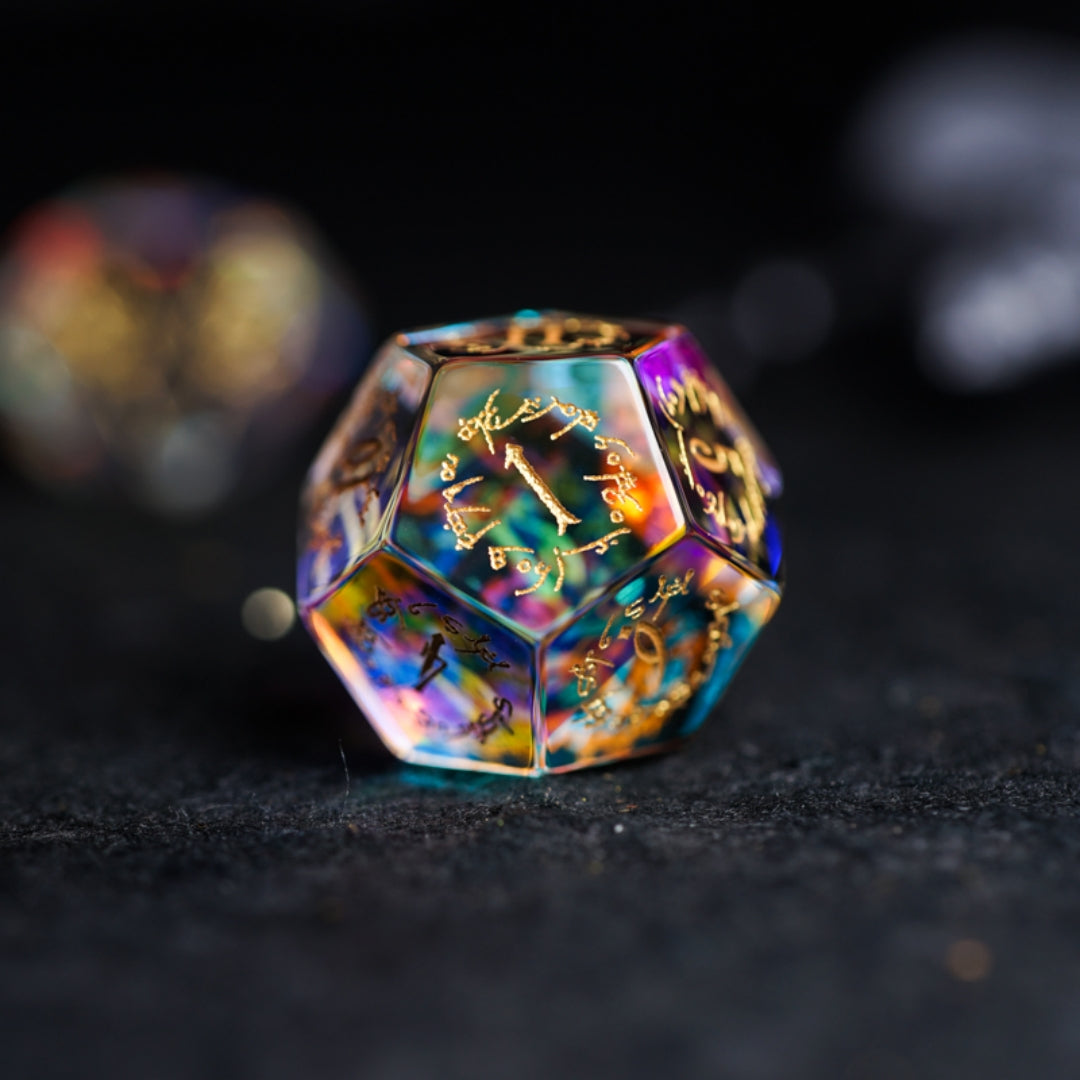 Shinning Crystal DnD dice set, Luxury with attractive designs