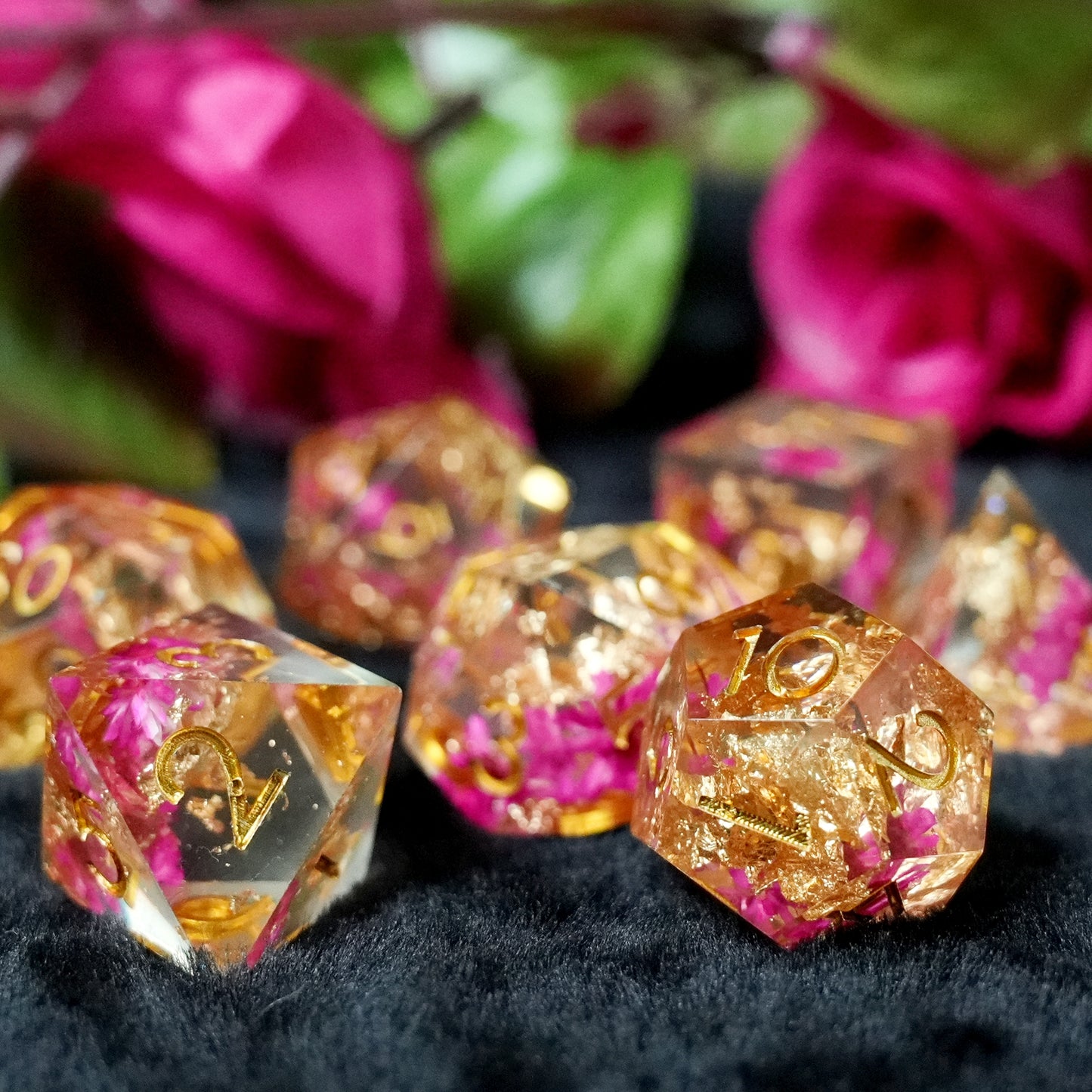 Flower Dnd Dice set