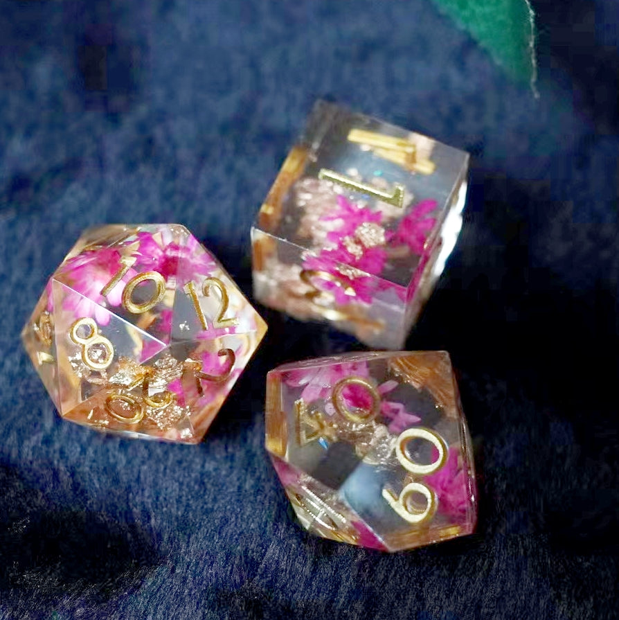 Flower Dnd Dice set