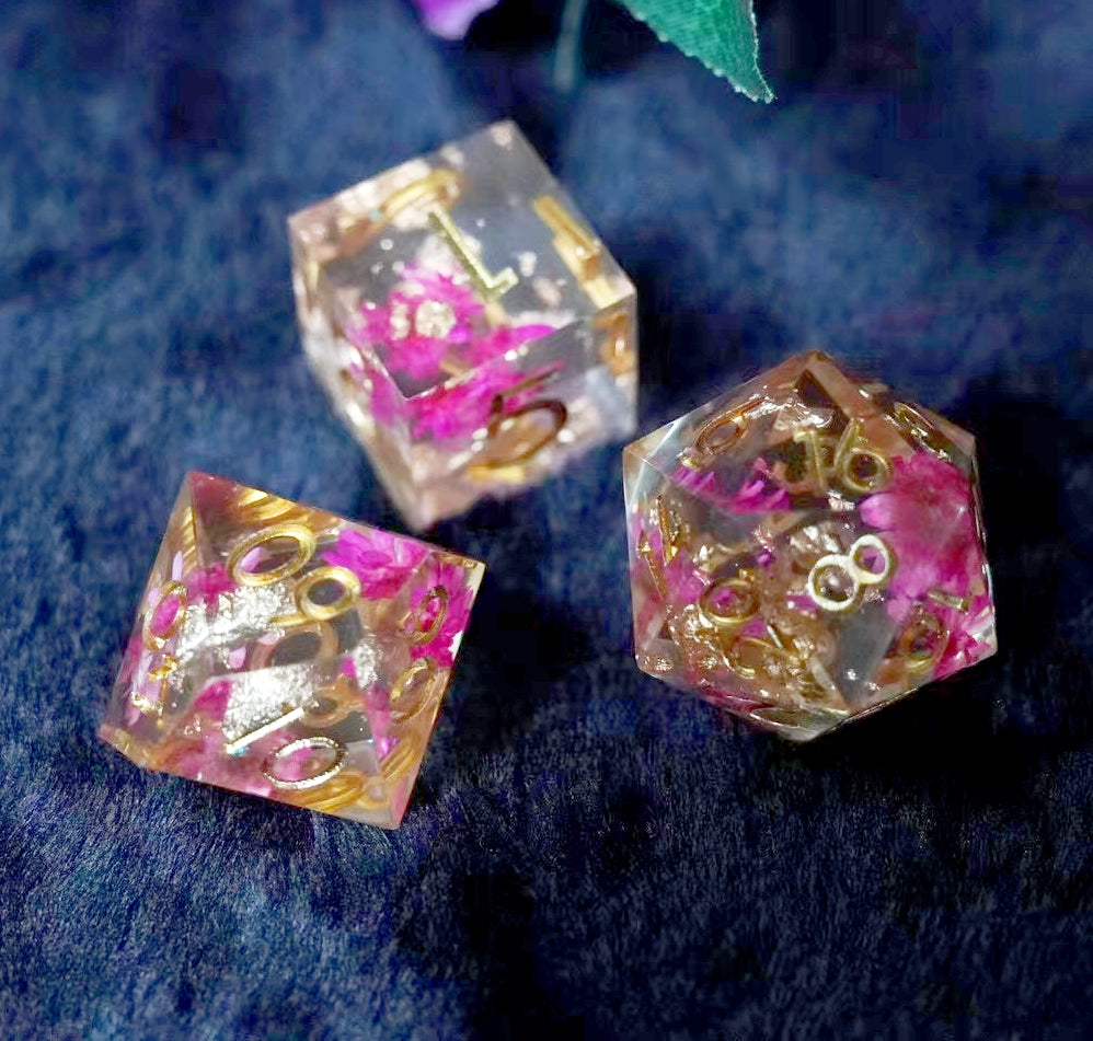 Flower Dnd Dice set