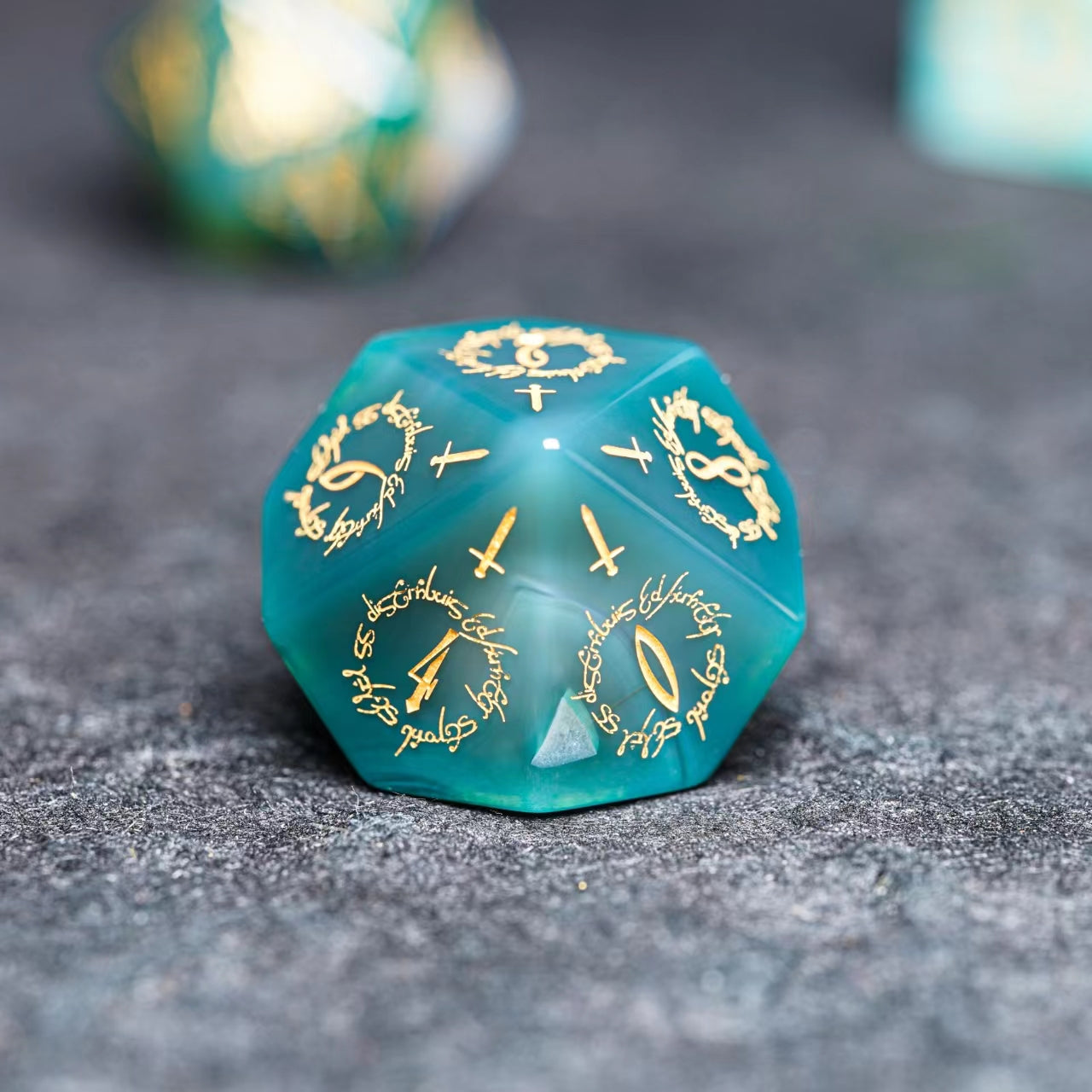 Jade stone l DnD dice set, Luxury with attractive designs (Copy)