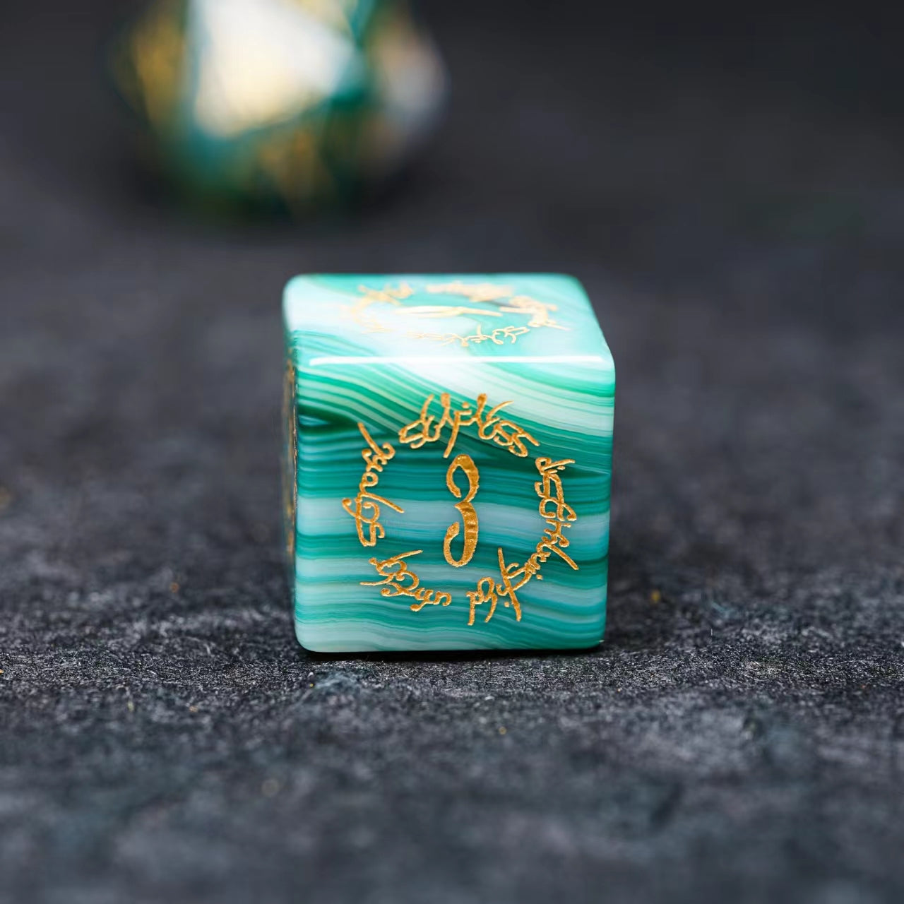 Jade stone l DnD dice set, Luxury with attractive designs (Copy)