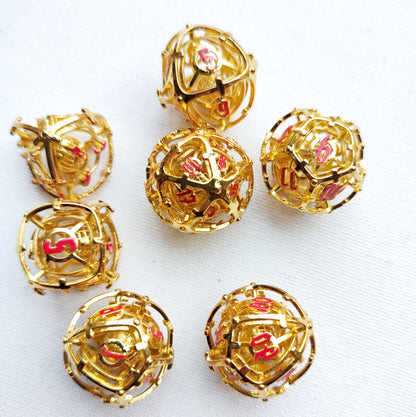 Hollow Metal DnD dice set, Belling Design, Actually Bell ringing