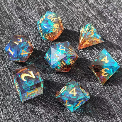 Blue Dnd Dice set