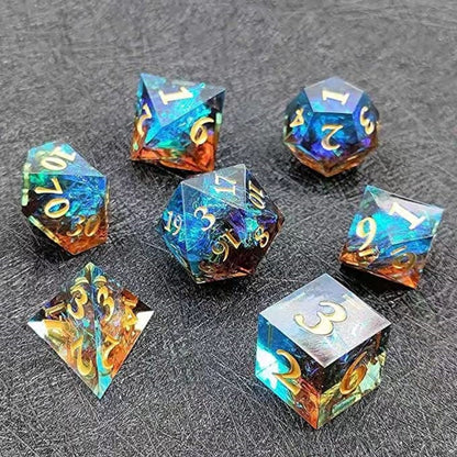 Blue Dnd Dice set