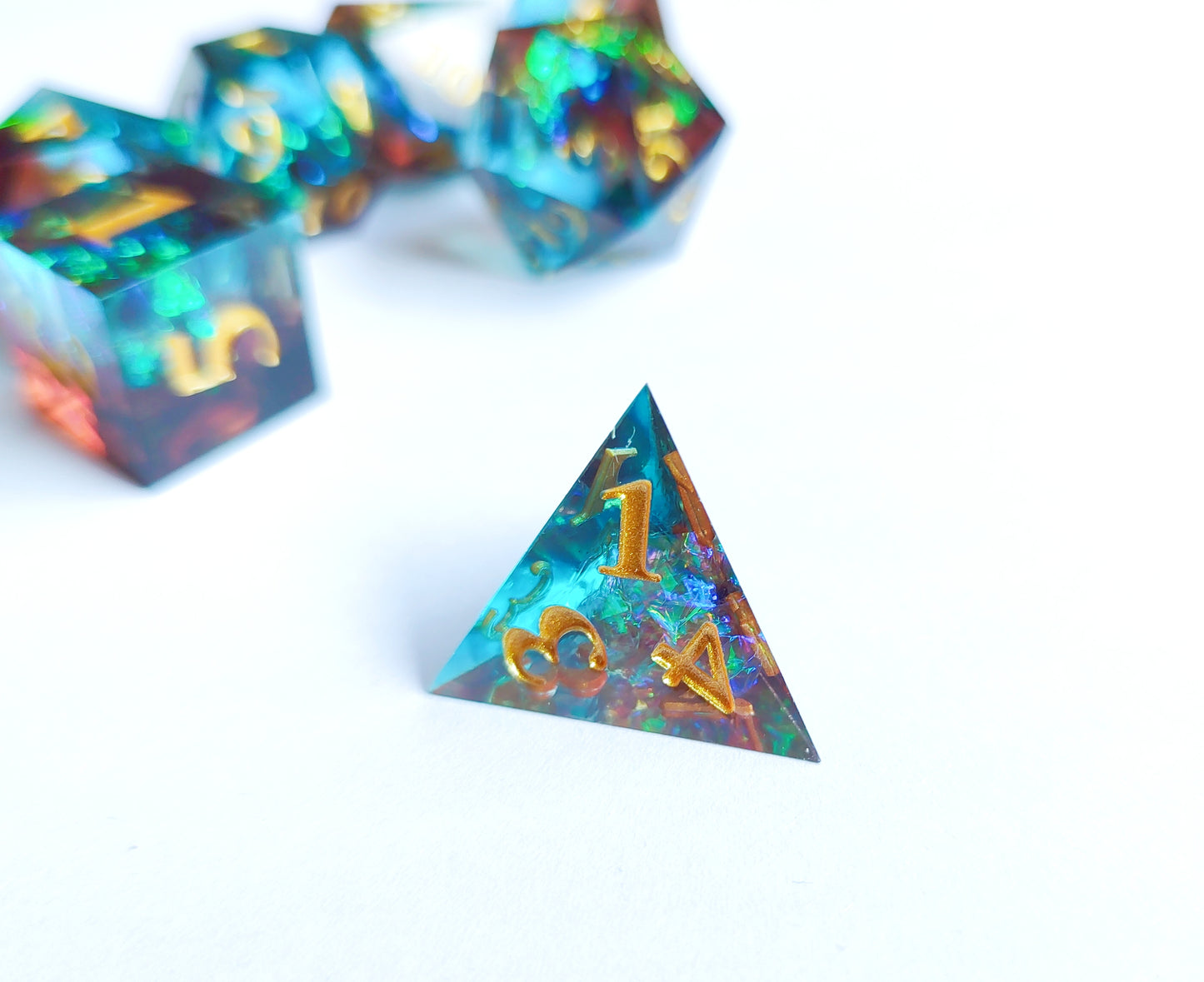 Blue Dnd Dice set