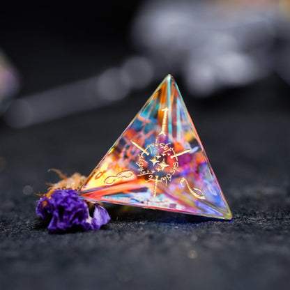 Shinning Crystal DnD dice set, Luxury with attractive designs