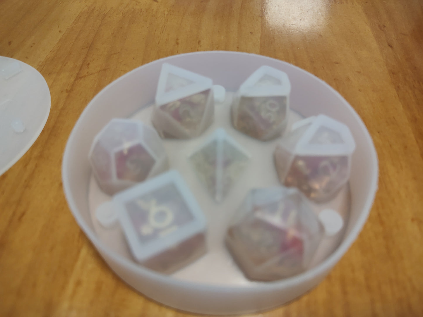 DND Dice Epoxy Resin Molds with 7 Standard Polyhedral Stereoscopic Dice Cavities