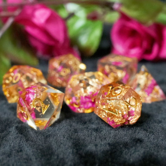 Flower Dnd Dice set