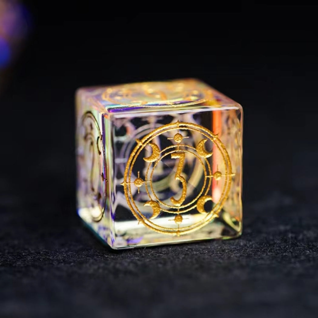 Gemstone DnD dice set, Luxury with attractive designs