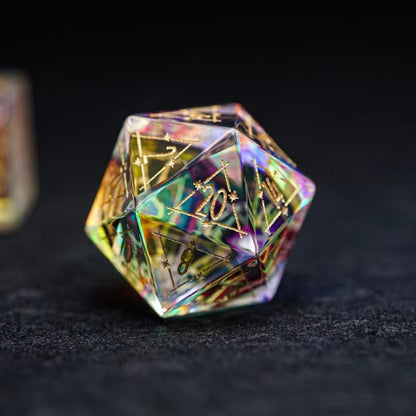 Gemstone DnD dice set, Luxury with attractive designs